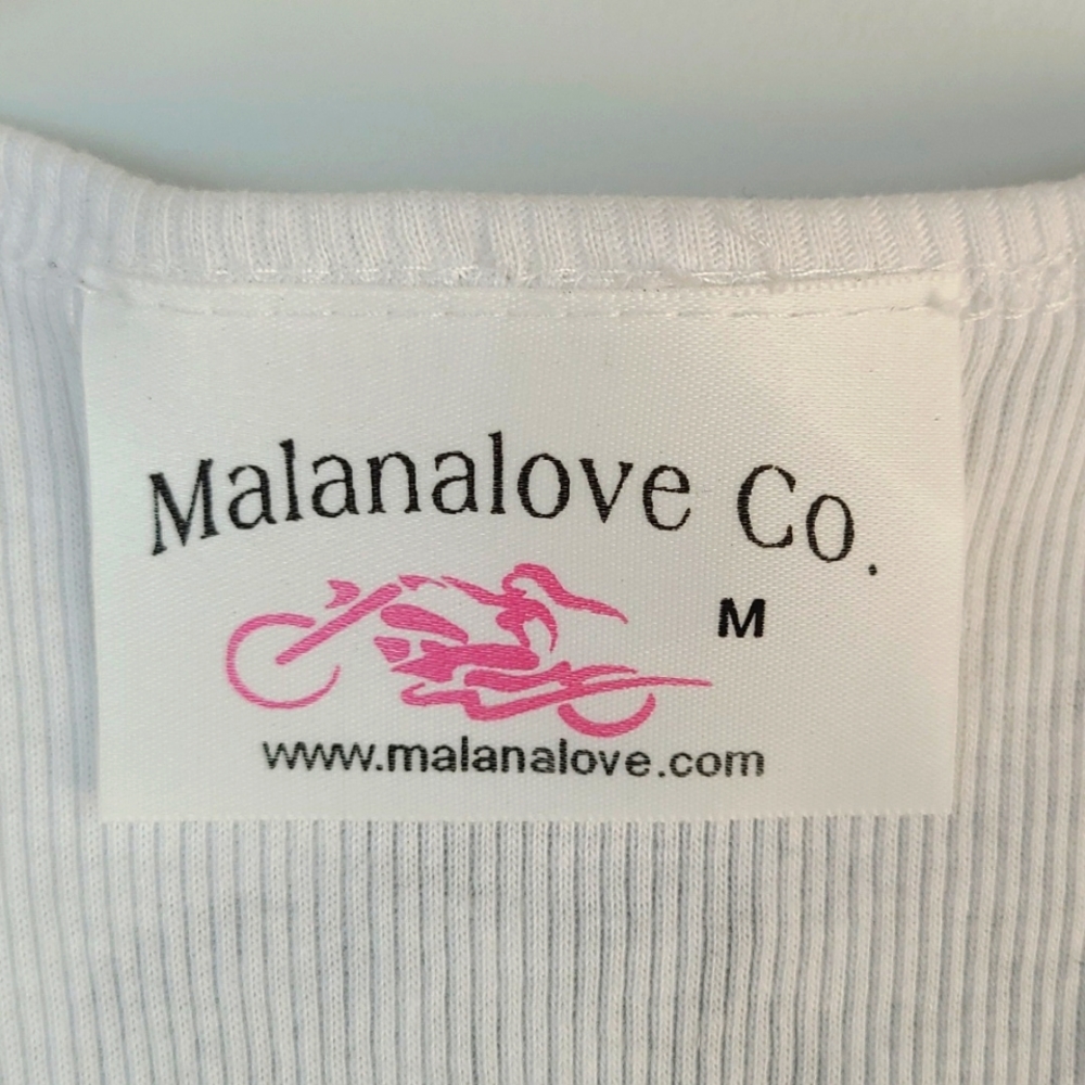 Malanalove Co. Rhinestone Studded Racer back tank top - Picture 6 of 7
